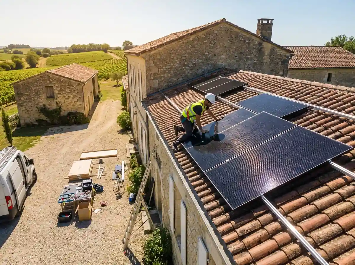 Installation de Panneaux Solaires Vayres