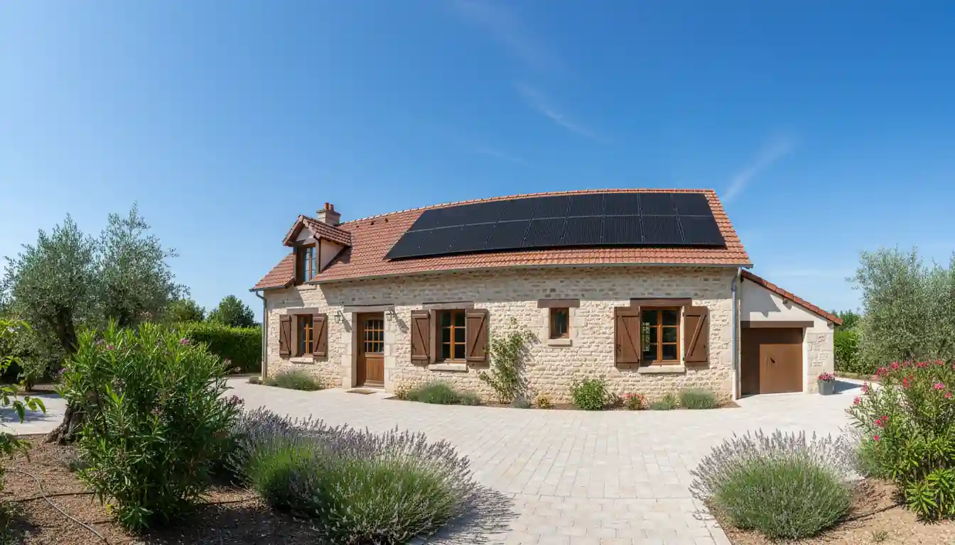 Installation de Panneaux Solaires à Vayres, Quartier de la Gare